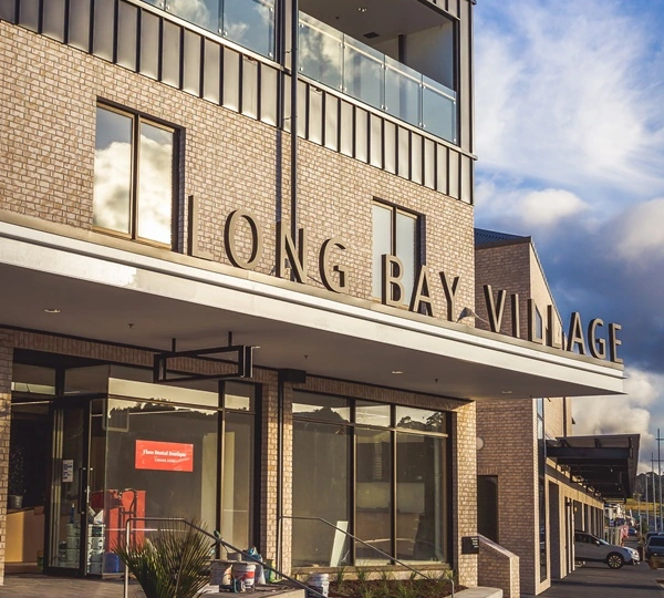 Long Bay Village commercial building facade